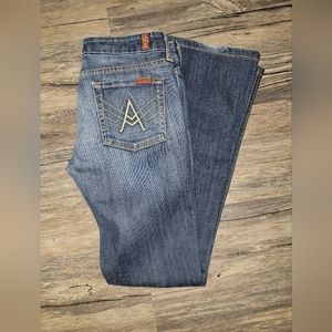 7 For All Mankind 'A' Pocket Bootcut Jeans Women Size 29